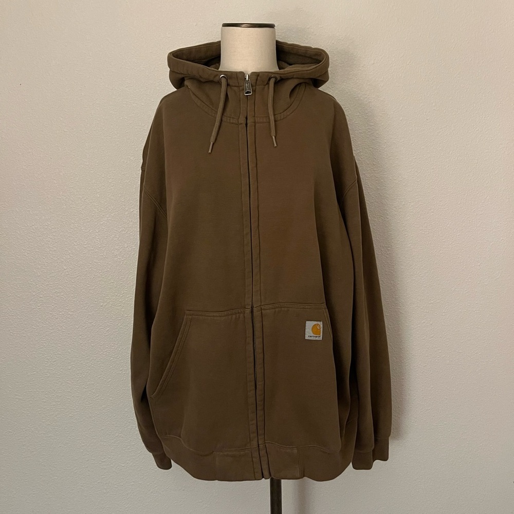 Men’s Carhartt Midweight Full-Zip Long-Sleeve Hooded Sweatshirt